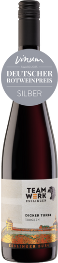 🍷 „Dicker Turm“ 2023 – trocken – Esslinger Burg (QbA)
🔴 Tief & Strukturiert
🟣 Gereift & Komplex
