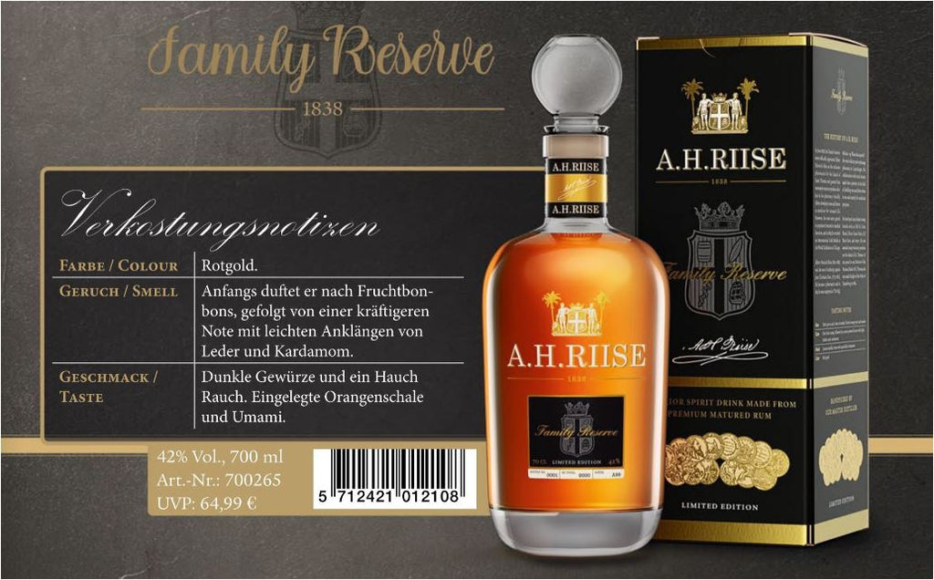 A.H. Riise Ultra Premium Family Reserve 42% vol.
