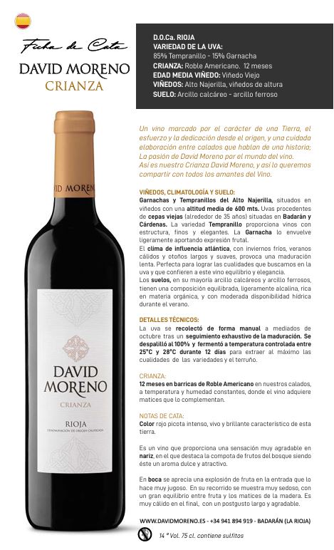 David Moreno Crianza