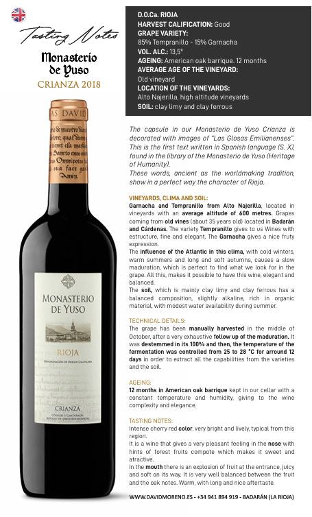 Monasterio de Yuso Crianza