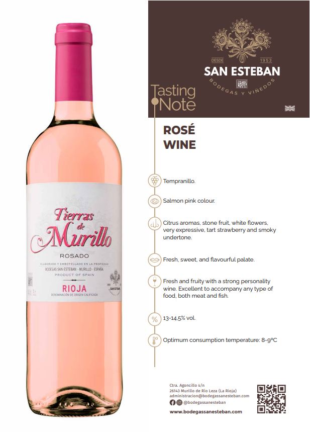 TIERRAS DE MURILLO Rosado DOCa Rioja