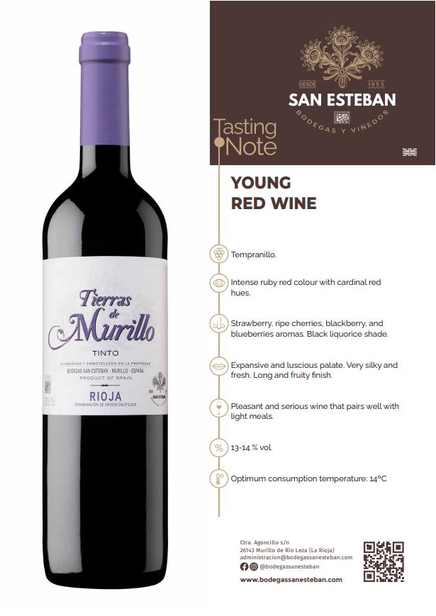 TIERRAS DE MURILLO Tinto DOCa Rioja